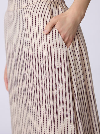 REDGREEN WOMAN Naja Print Skirts 385 Plum Pattern
