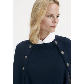 REDGREEN WOMAN Noemi Knit Cape Knit 068 Navy