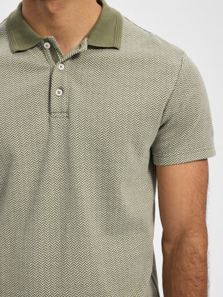 REDGREEN Celo Polo 3781 Army Green Pattern