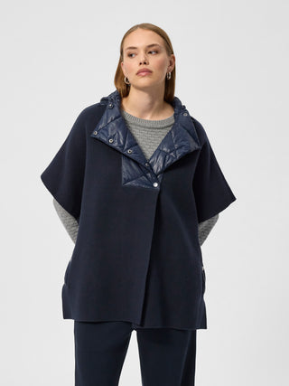 REDGREEN WOMAN Ravenna Poncho Jackets and Coats 069 Dark Navy