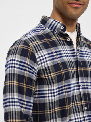 REDGREEN Albert Shirt 2692 Dark Navy Check