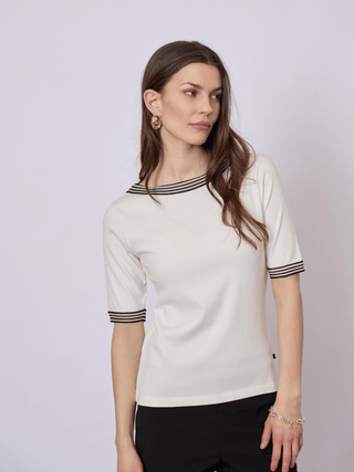 REDGREEN WOMAN Snee T-shirt Short Sleeve Tee Hvid