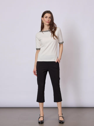 REDGREEN WOMAN Snee T-shirt Short Sleeve Tee Hvid