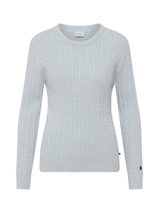 REDGREEN WOMAN Susan Cable Knit Knit 461 Sky Blue Melange