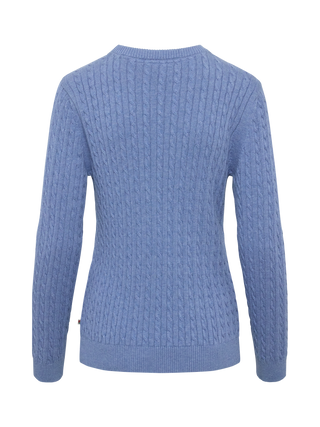 REDGREEN WOMAN Susan Cable Knit Knit 464 Mid Blue Melange