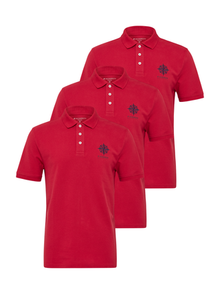 Carlton Polo 3-pack Rød